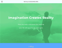 Tablet Screenshot of neville-goddard.org
